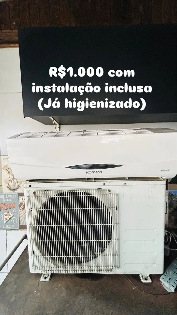 Ar condicionado com instalação inclusa 