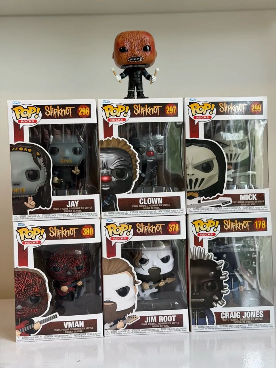 Funkos Pop da banda Slipknot