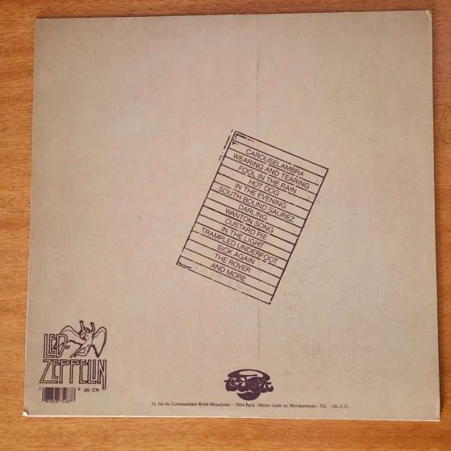 Lp Vinil Led Zeppelin - In Through The Outtakes Importado - Foto 2