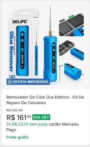 Maquina removedora de cola OCA Relife - Foto 4