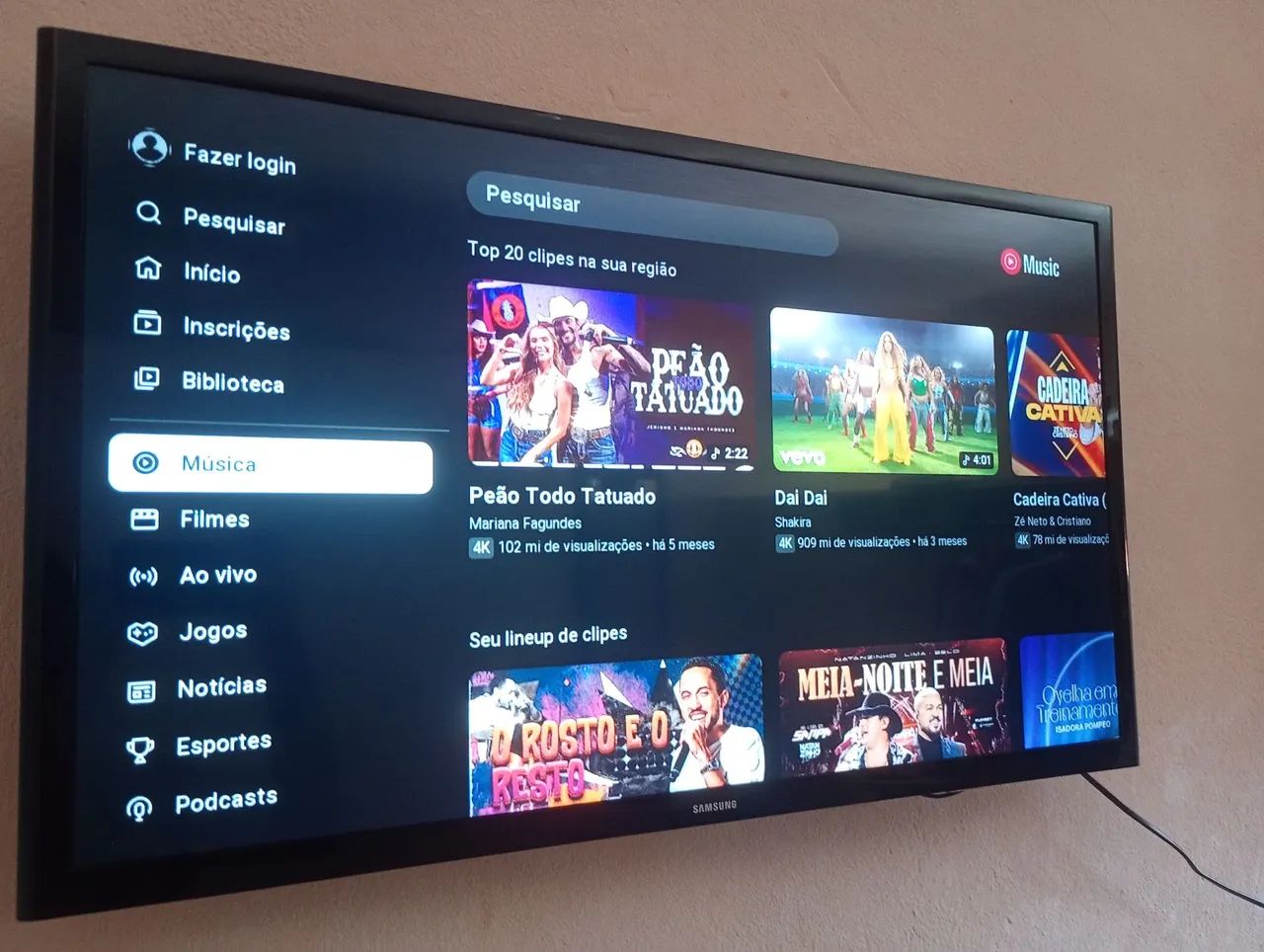 TV Smart Samsung 