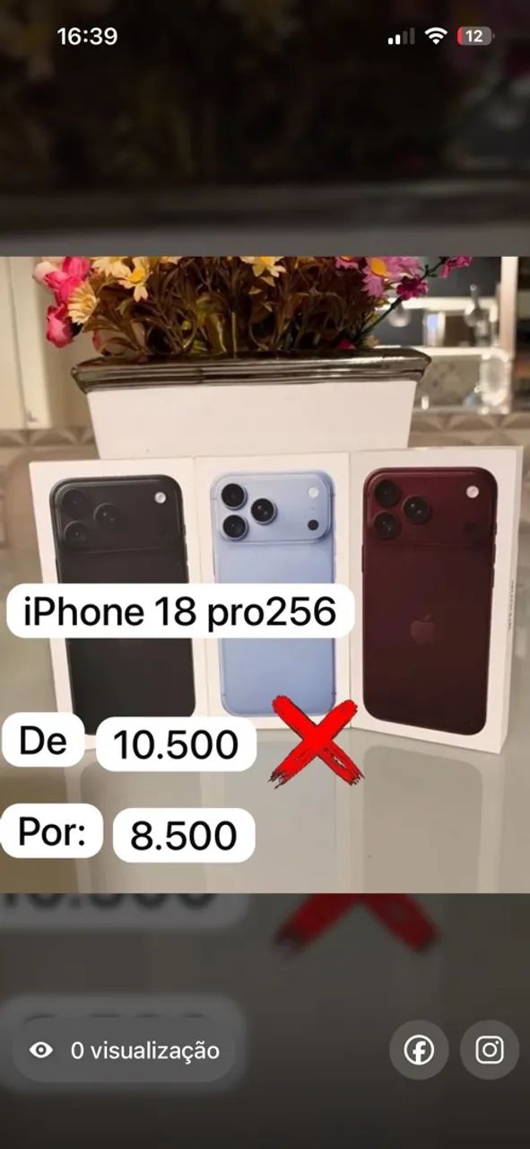 iPhone 18 pro 256