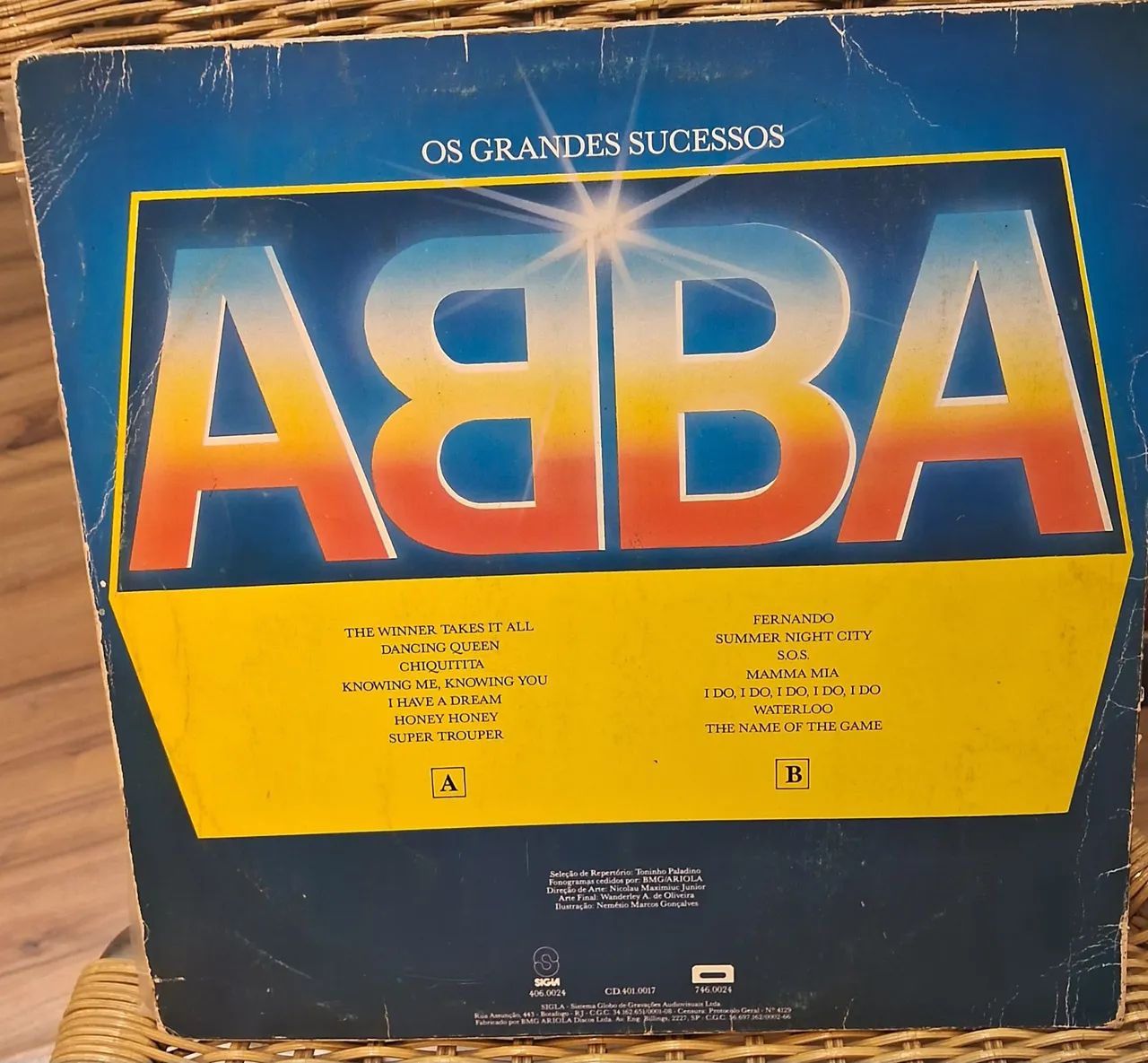 disco de vinil ABBA da coletânea "Os Grandes Sucessos" - Foto 2