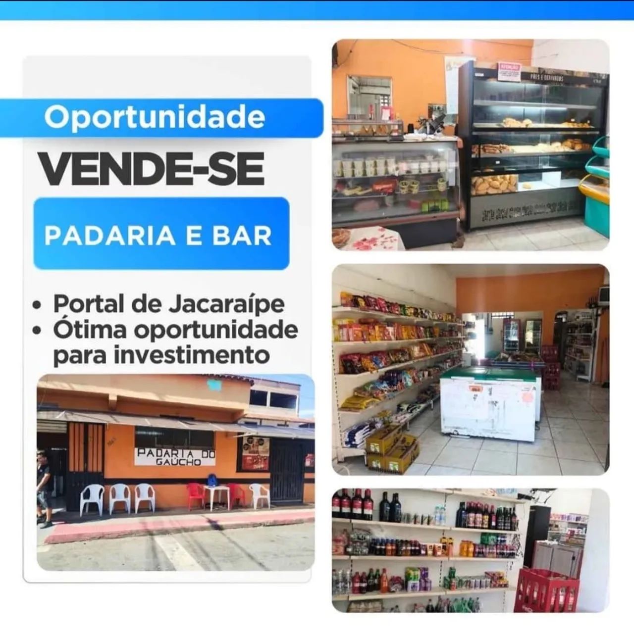 Vendo Padaria - Aceito Ofertas e Trocas