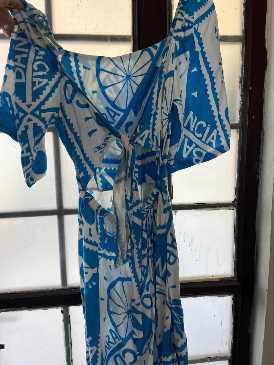 Vestido Azul e branco  - Foto 2