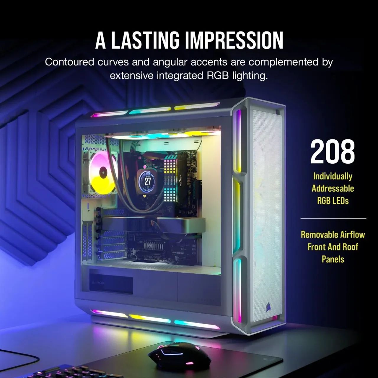 Gabinete Corsair 5000T RGB - Foto 5