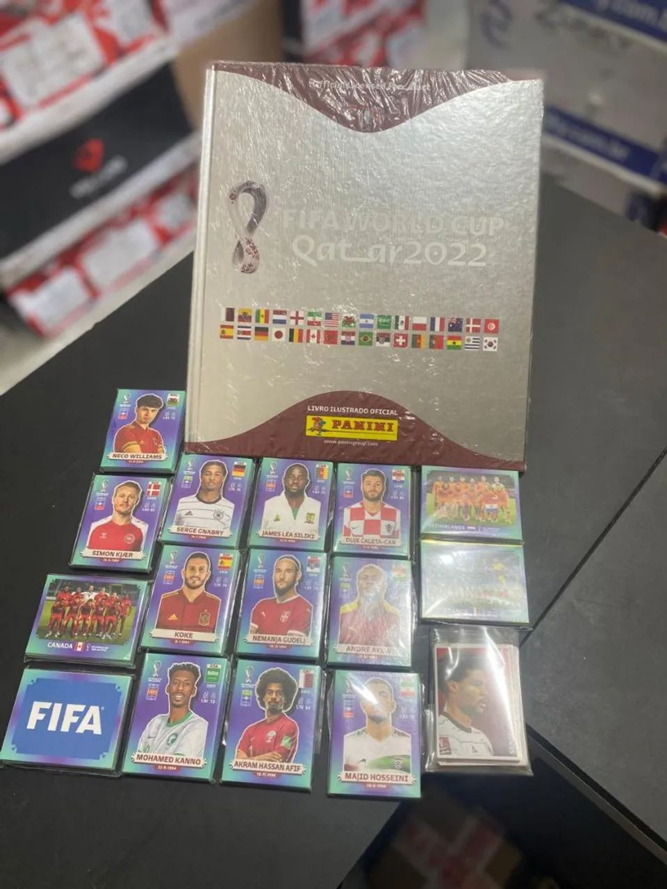 Álbum copa do mundo 2022 completo para colar