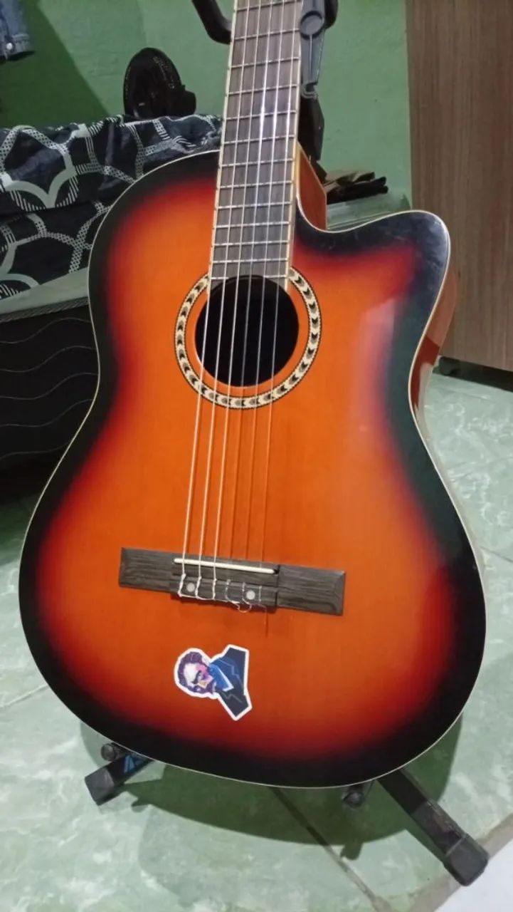 Violão elétrico nylon  - Foto 3