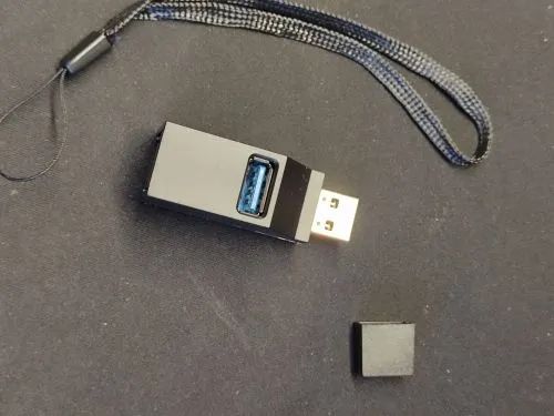 Adaptador com 3 portas usb