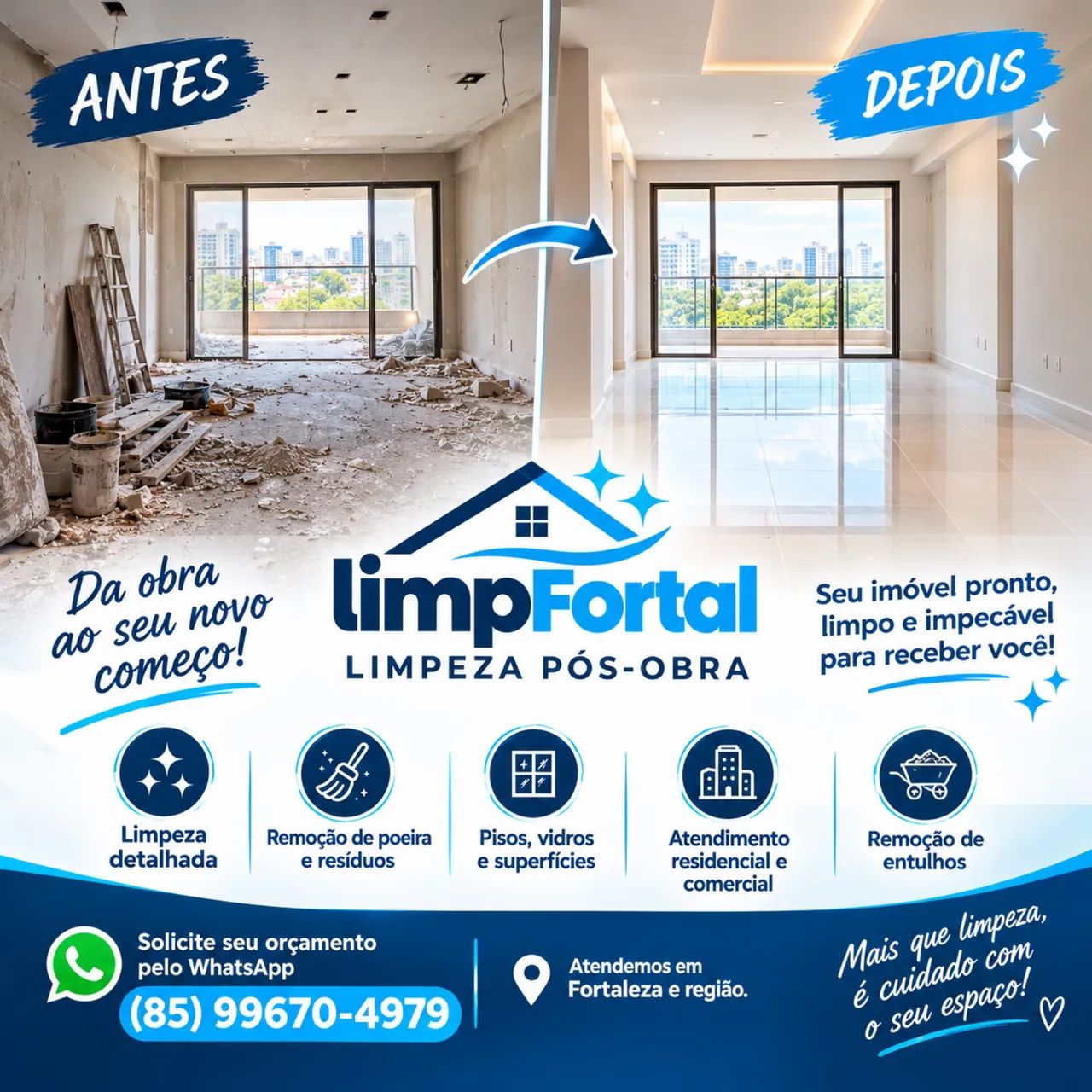 LIMPEZA PÓS-OBRA | LimpFortal - Foto 2