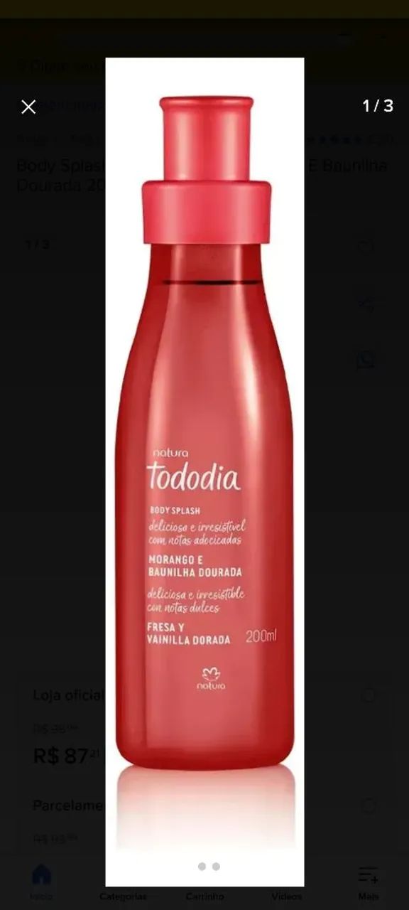 Colonia Body Splash Natura  - Foto 3