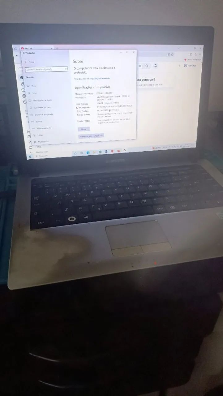 Notebook Samsung RV410 funcionando  - Foto 2