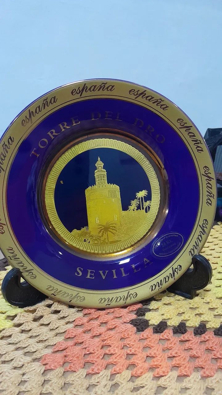 Vendo prato decorativo Torre de dro Sevilha - Foto 5