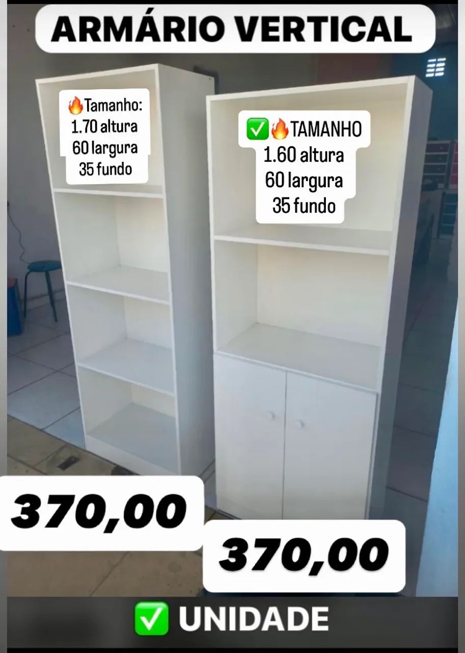 Armários Vertical MDF (Entregamos) 