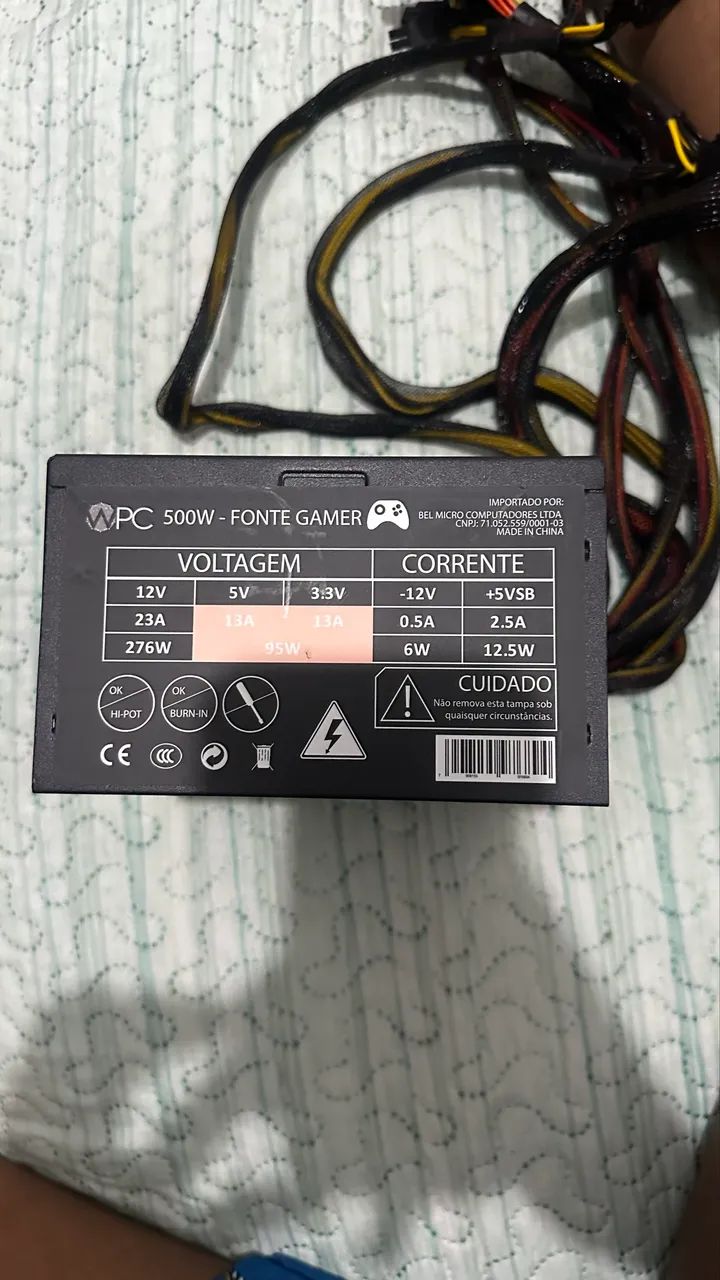Fonte gamer 500w - Foto 2