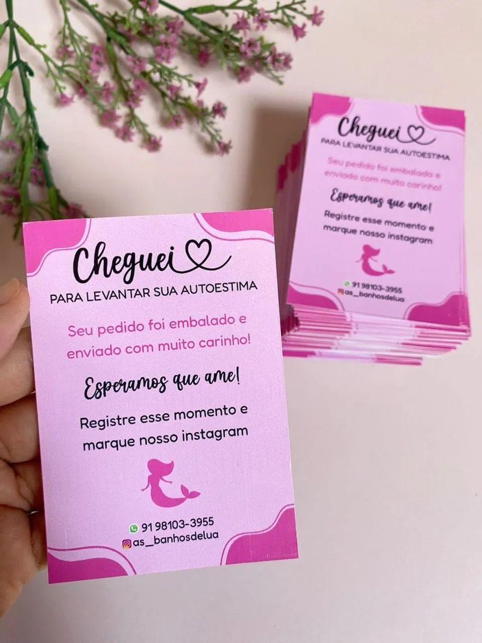 Cartão de agradecimento  - Foto 3