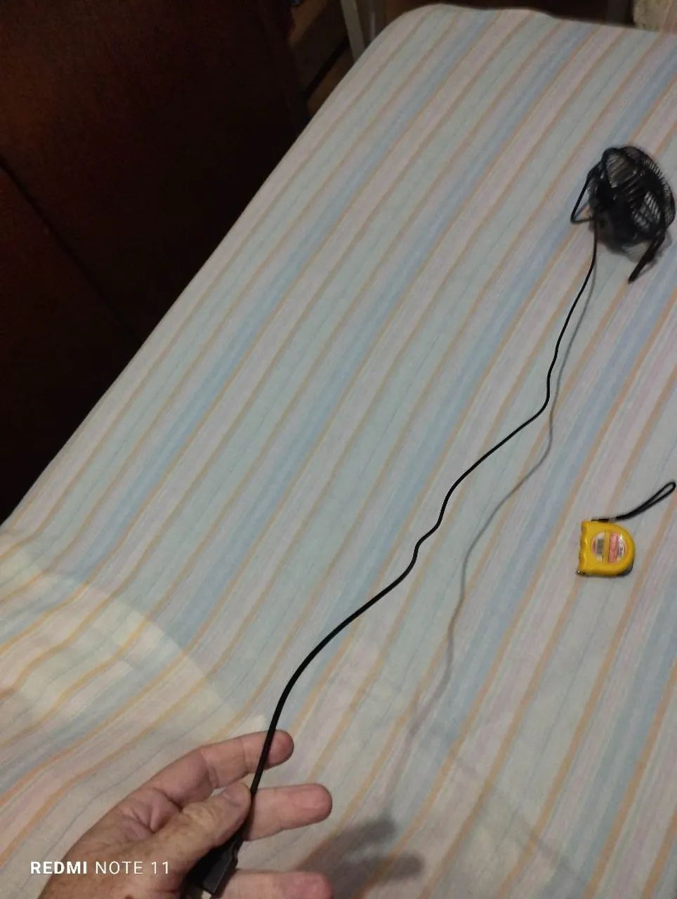 mini ventilador USB 13 cm diâmetro  - Foto 2