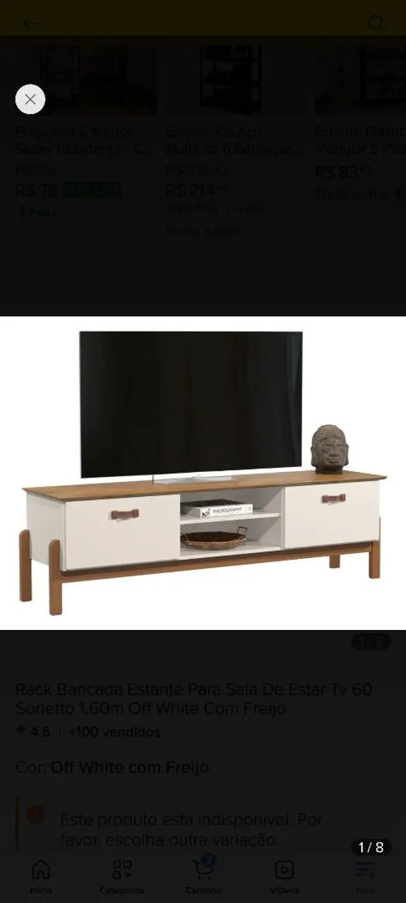 Rack para tv