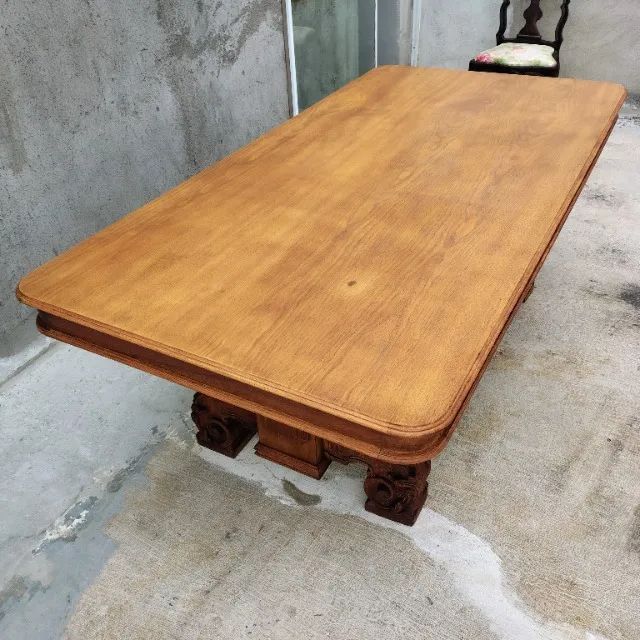 Mesa Jantar estilo Renascença antiga Madeira - Foto 5