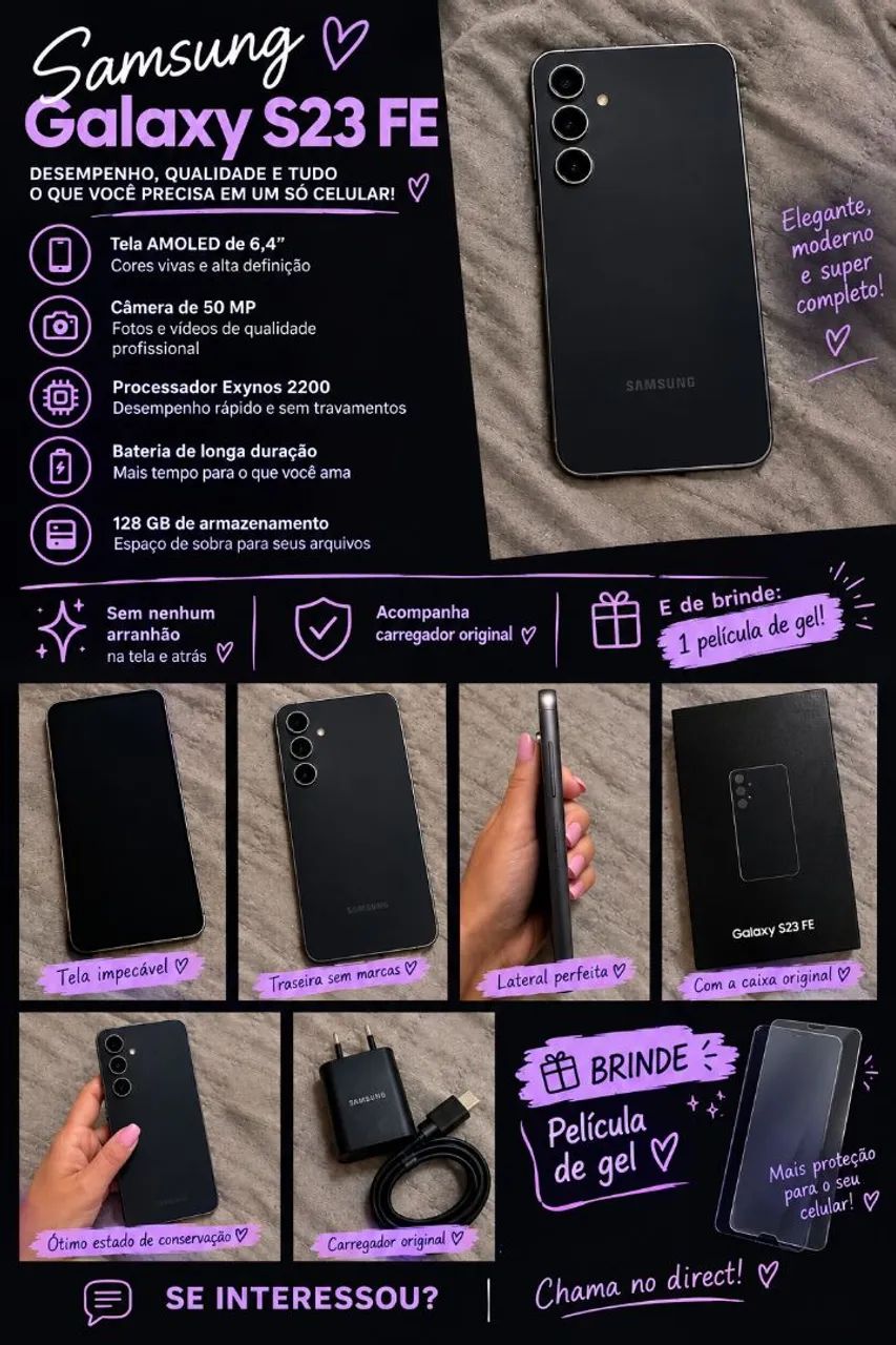 Celular Samsung S23fe