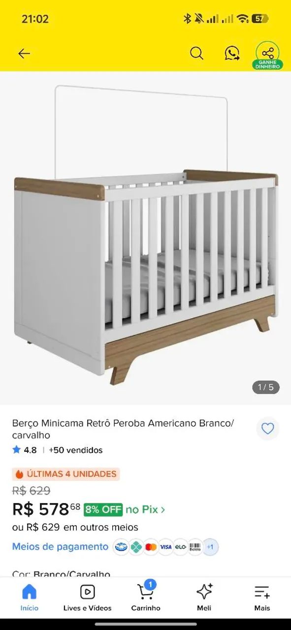 Berço mini cama - Foto 2