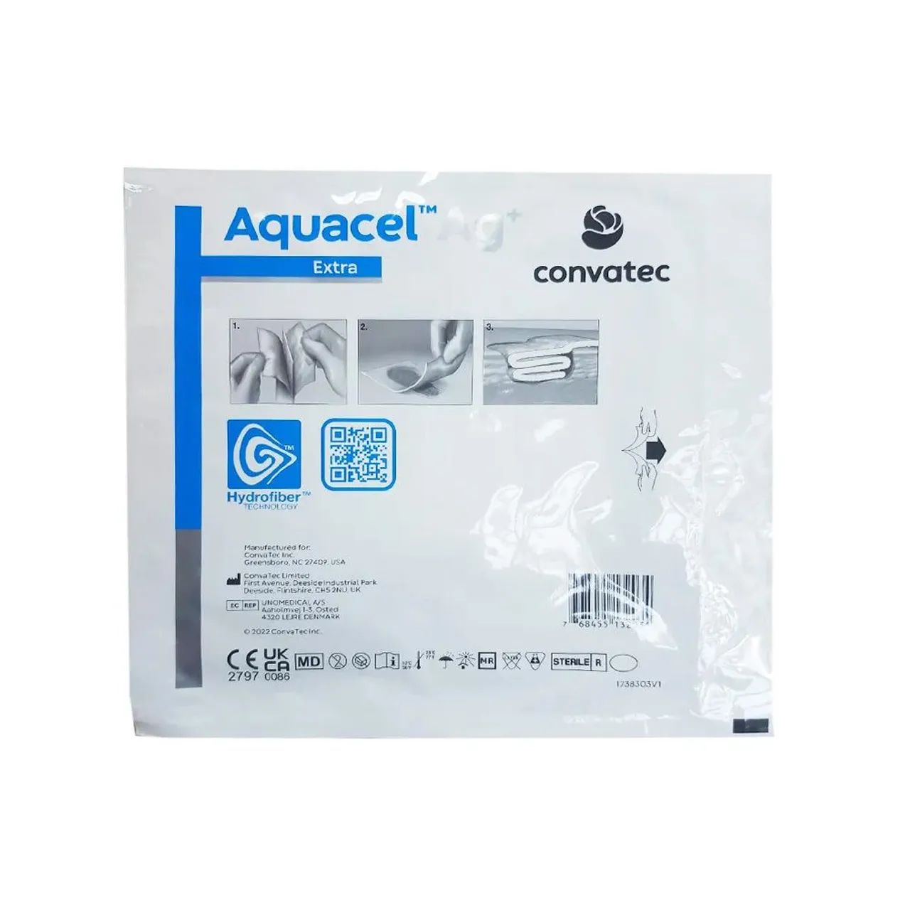 Kit 5 unidade Aquacel AG + Extra 10cm x 10cm Unidade - Convatec