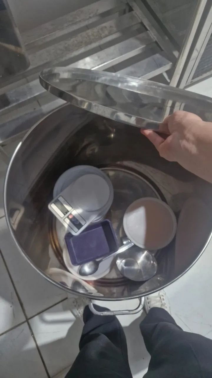 Panela Caldeirão 125 litros inox - Foto 3