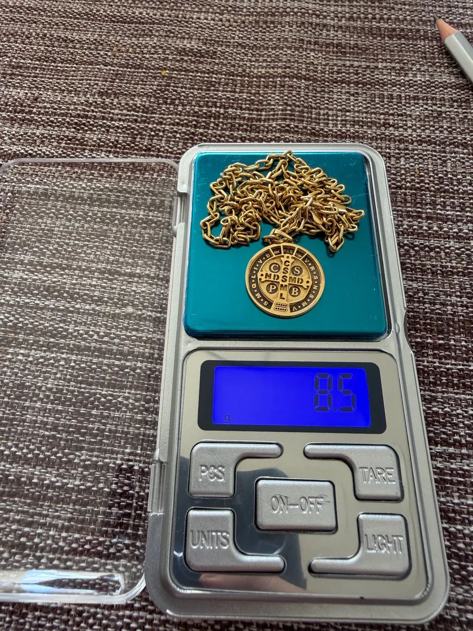 Corrente São Bento, ouro 18k com garantia - Foto 6