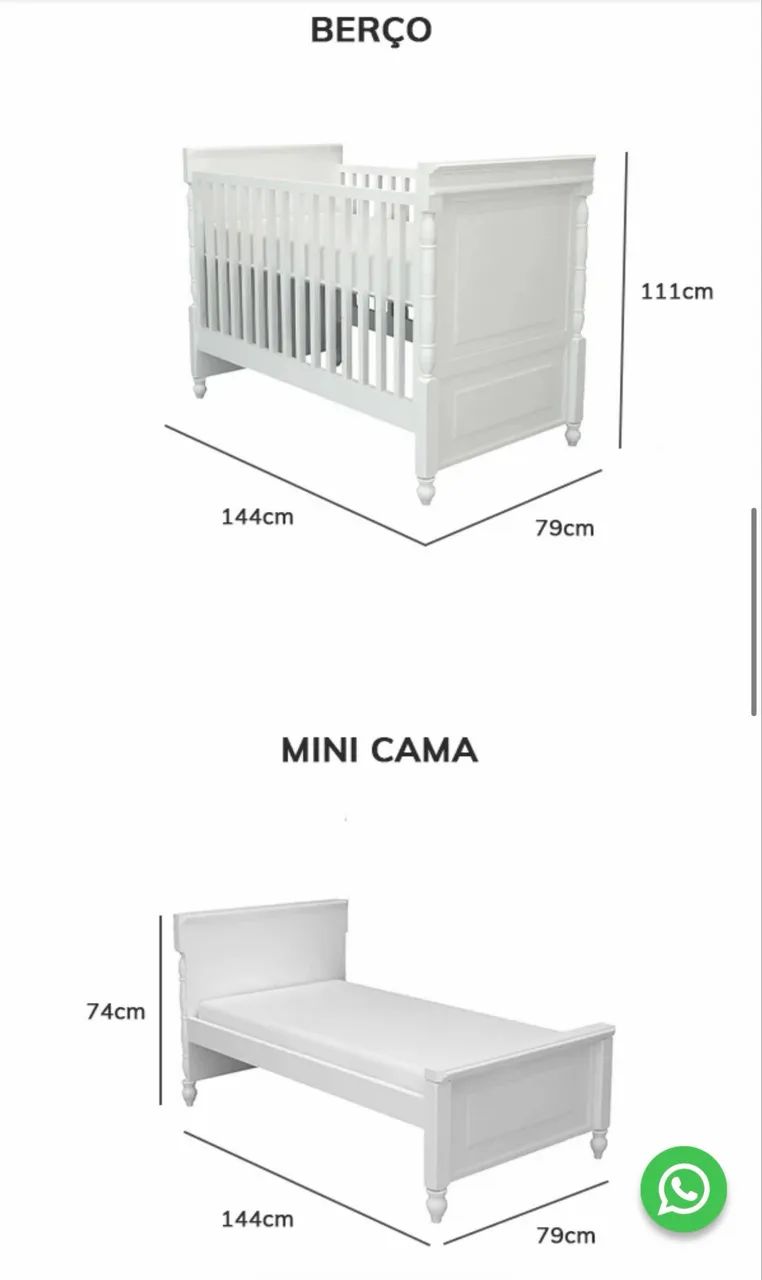 Berço e cômoda / quarto de bebê - Foto 5