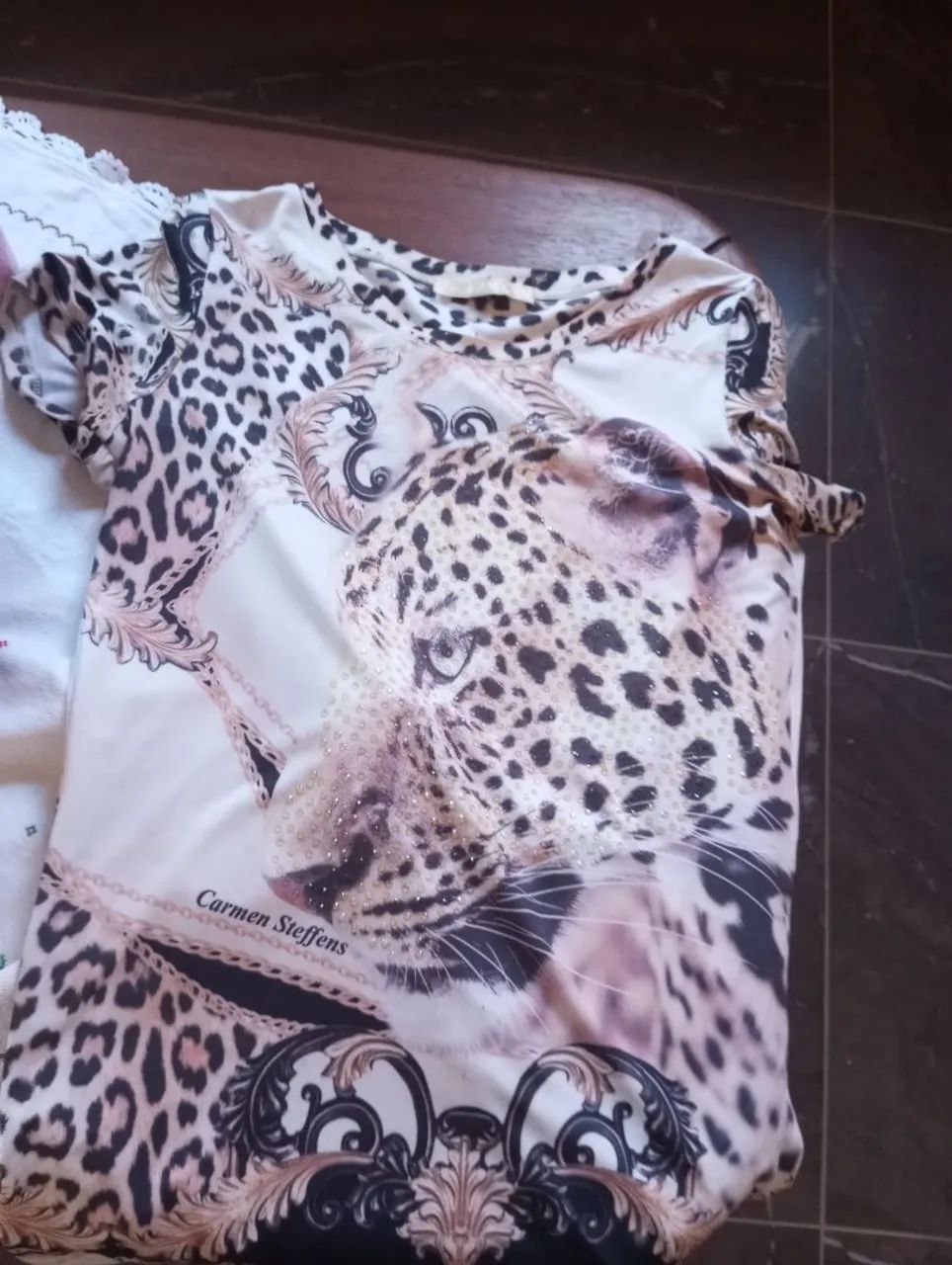 Blusa Carmem stefens Animal print - Foto 2