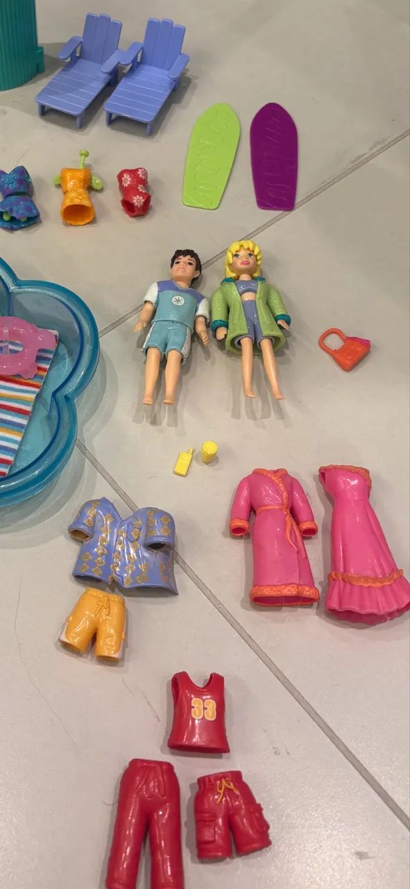Piscina da Polly pocket completa  - Foto 3
