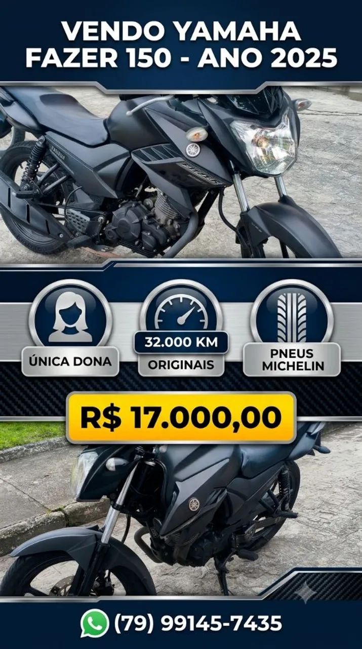 Yamaha fazer 150 2025