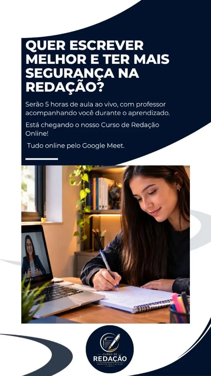 Curso de Redação Online  - Foto 2