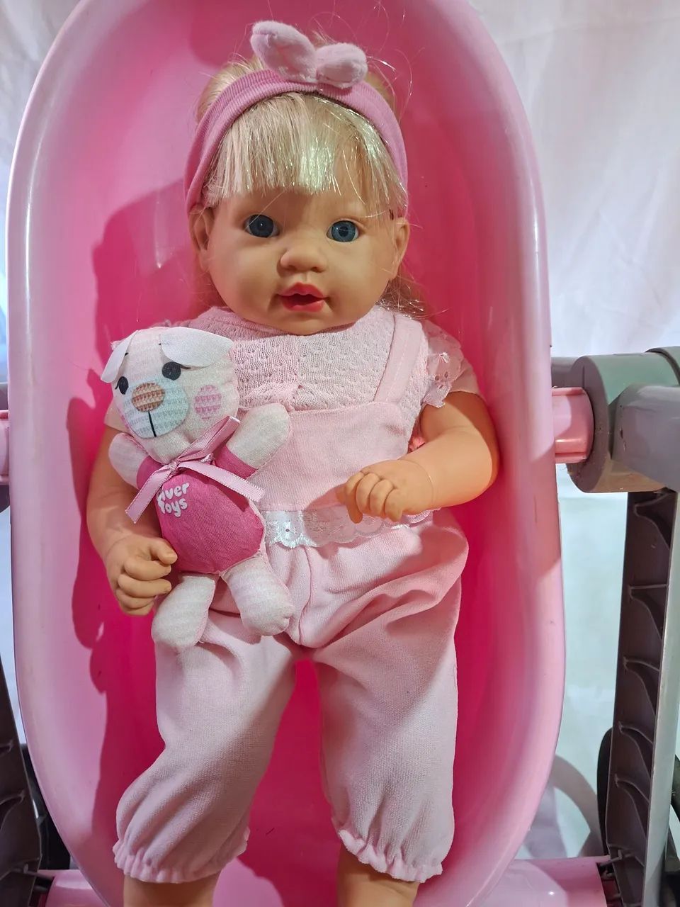 Boneca Bebê + Carrinho - Foto 2