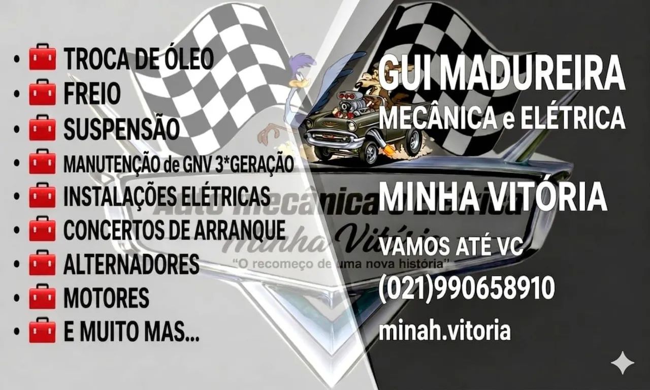 SOU MECÂNICO E ELETRICISTA A DOMICÍLIO 
