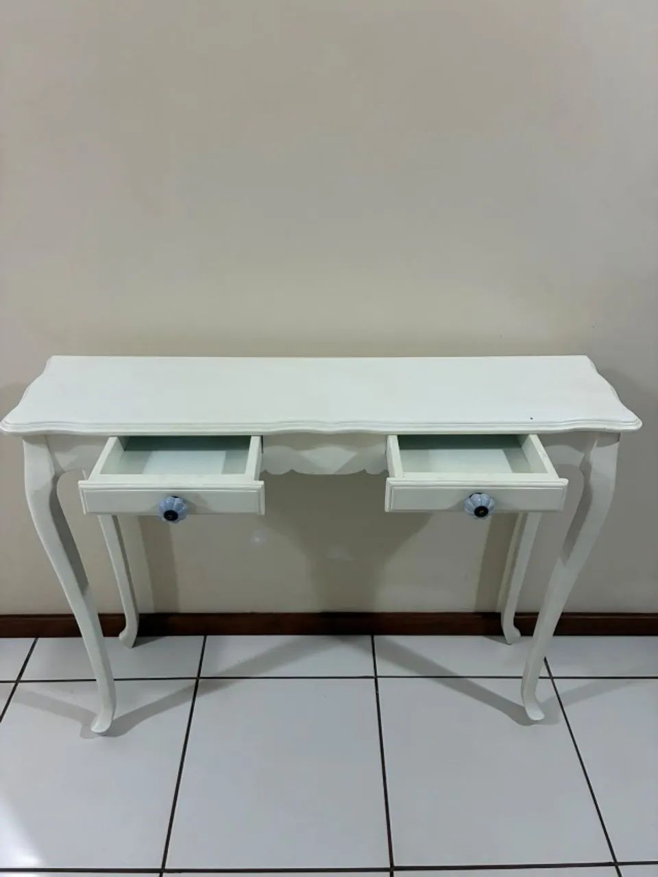 Aparador Provençal Branco com 2 Gavetas - Foto 4