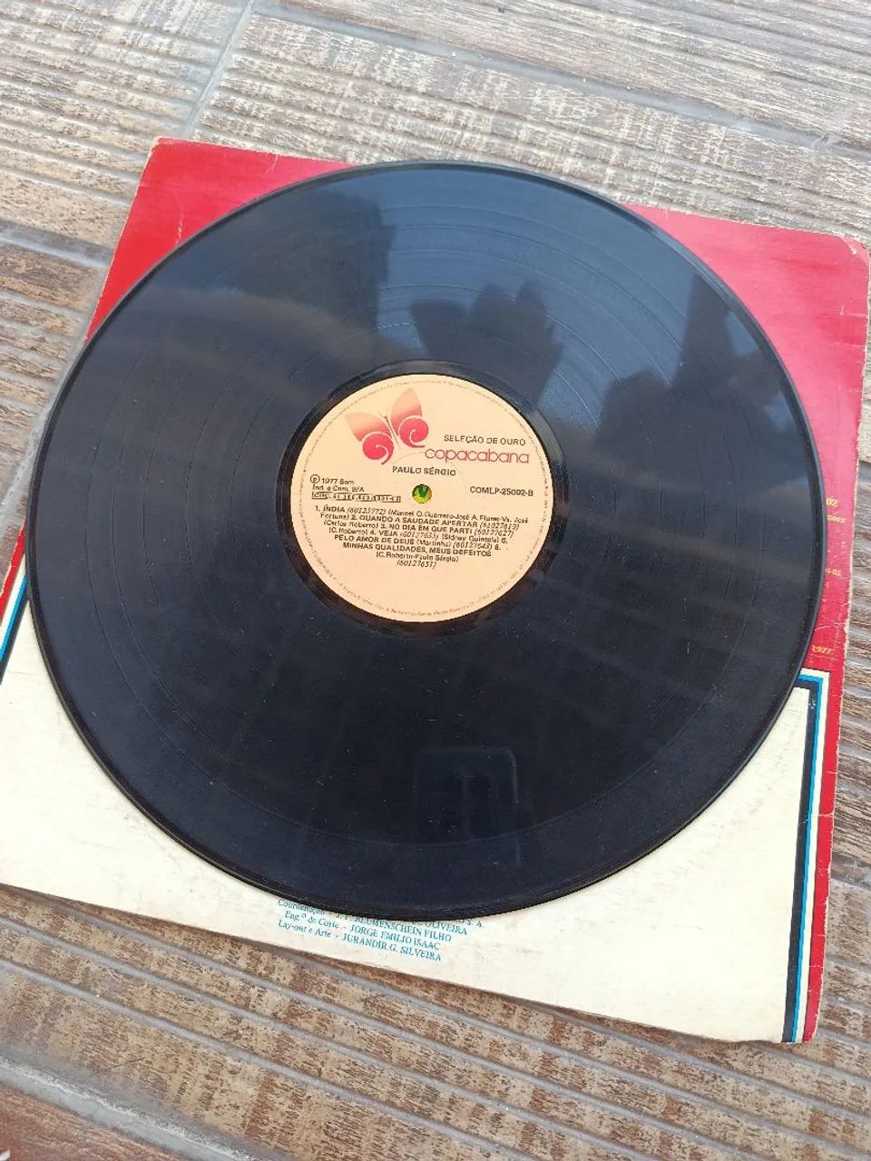 Disco de vinil 1977 - Paulo Sérgio "seleção de ouro" - Foto 3
