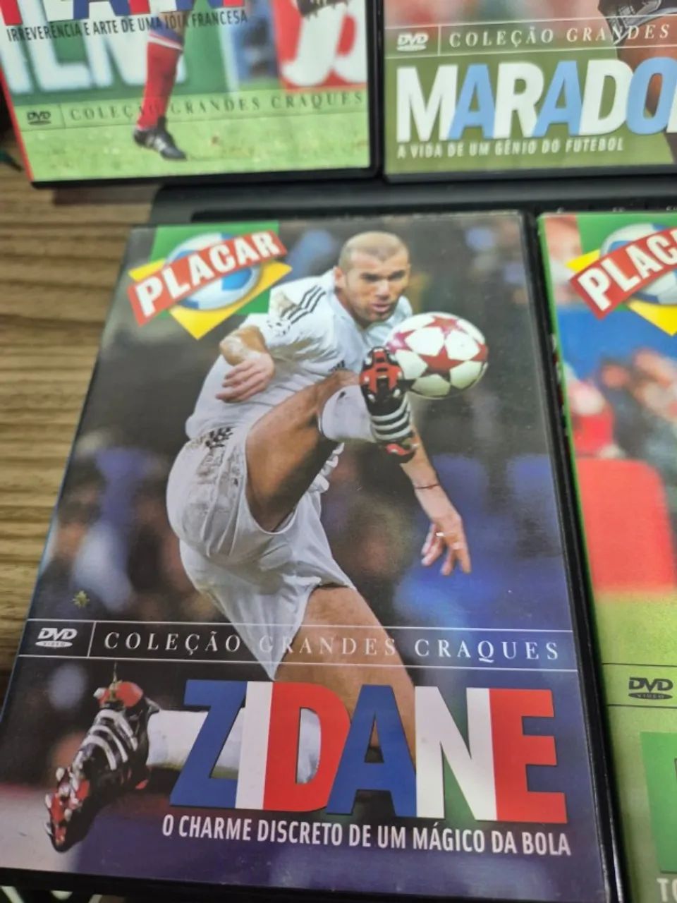 Coleção Grandes Craques Placar 5 Dvds - Foto 5