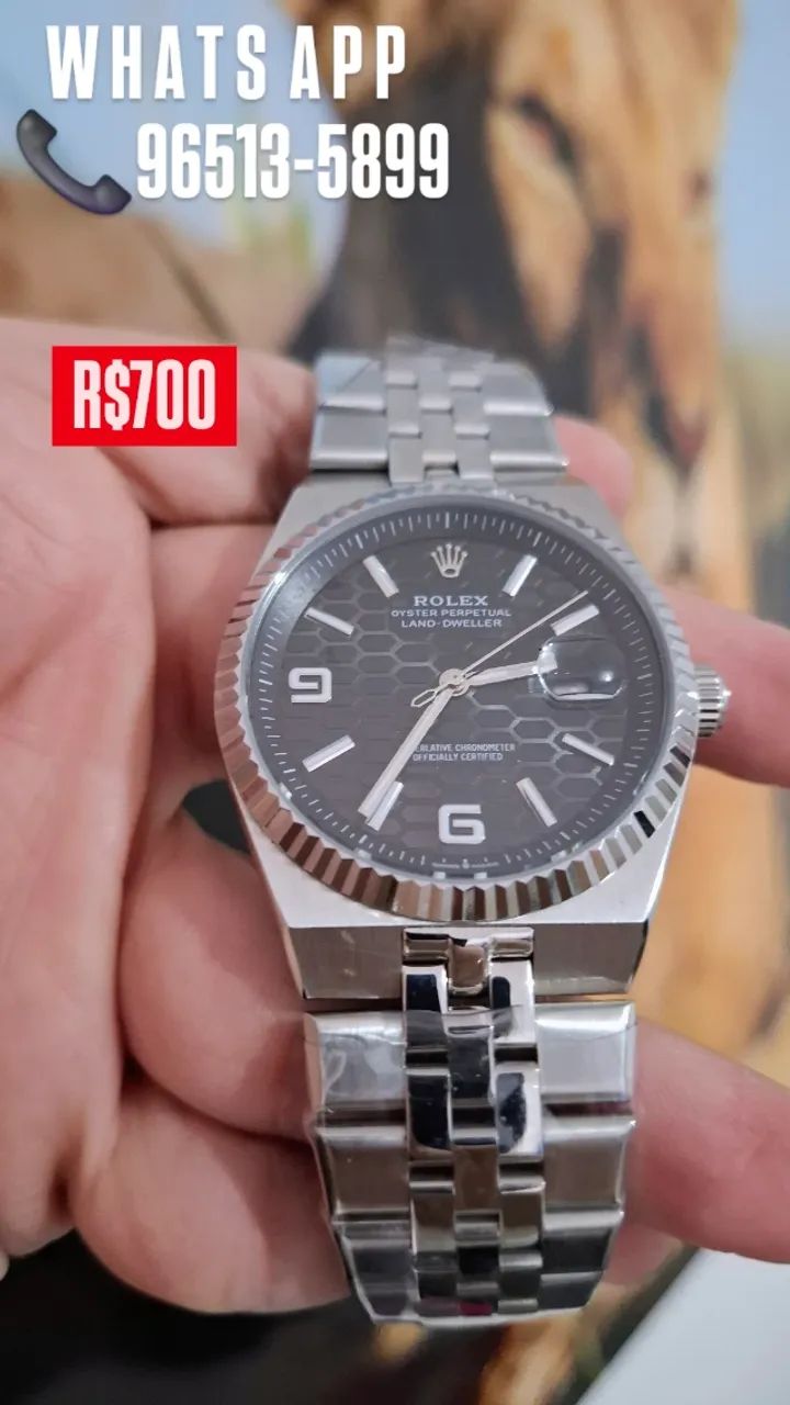 Jan Lenica ラビリント 2002年 Relógio ROLEX LAND DWELLER AUTOMÁTICO MOSTRADOR PRETO - Acessórios