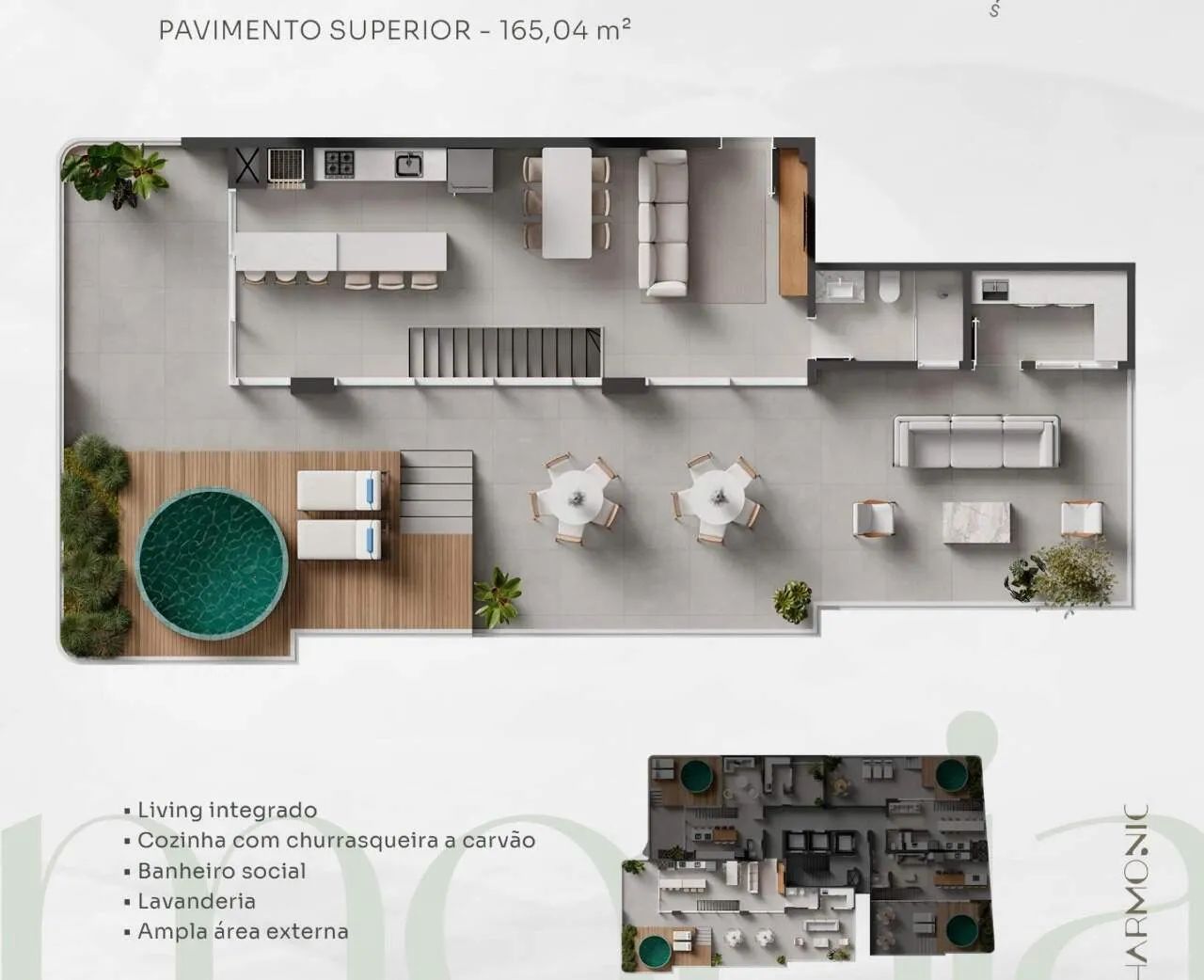 Cobertura duplex de 268 m² com terraço amplo no Centro de Itajaí - Foto 3