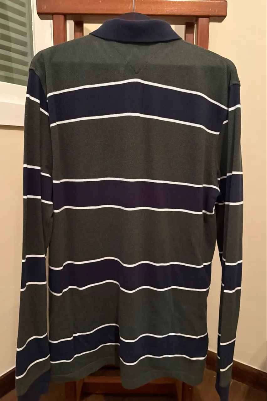 Camisa polo Tommy Hilfiger manda comprida - Foto 2