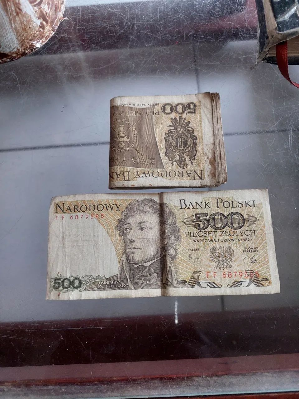 Dinheiro Polônes 18 cedúla de 500 Piecset