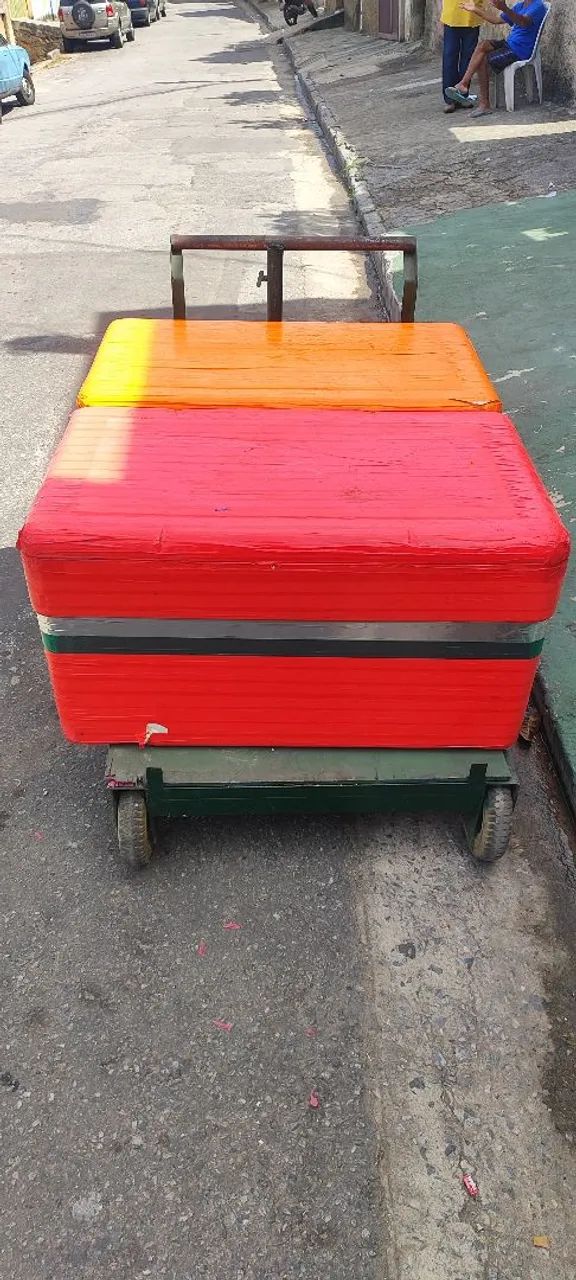 Carrinho para trabalhar no carnaval