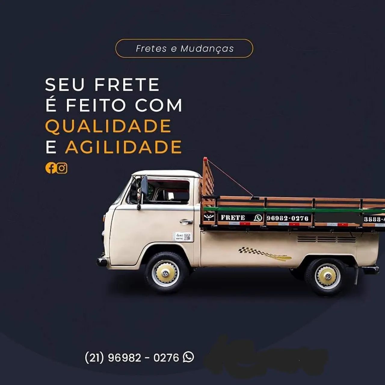 Frete e Mudanças com pontualidade 