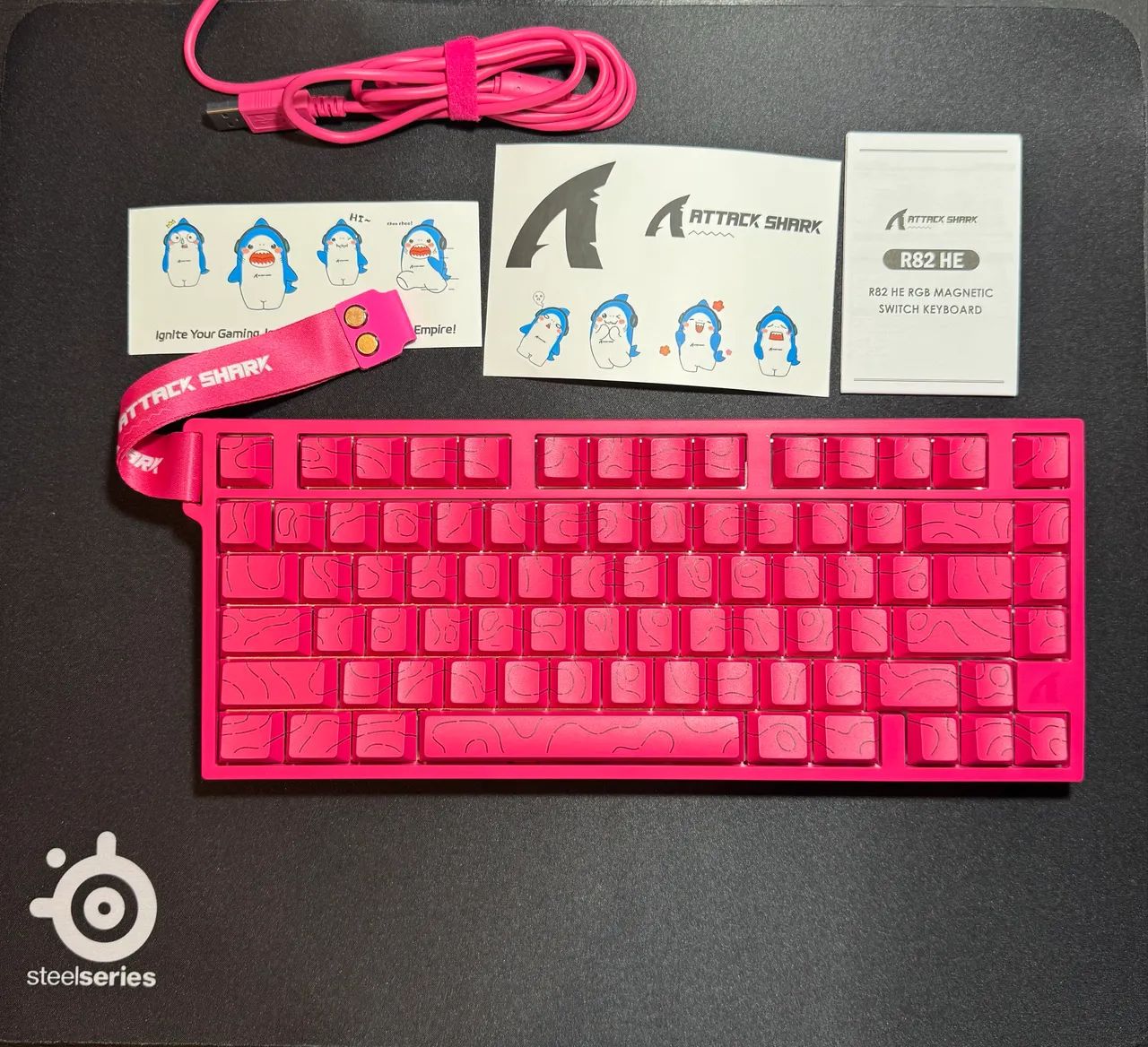 Teclado Magnético Attack Shark R82HE