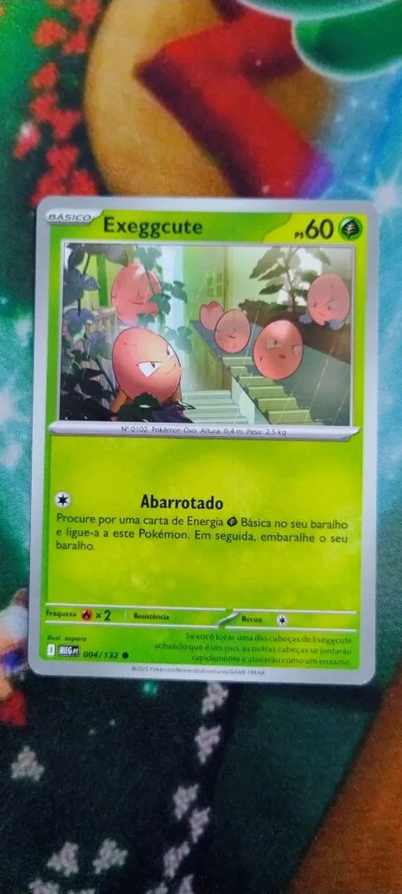 Pokémon TCG Exeggcute 2025 impecável 
