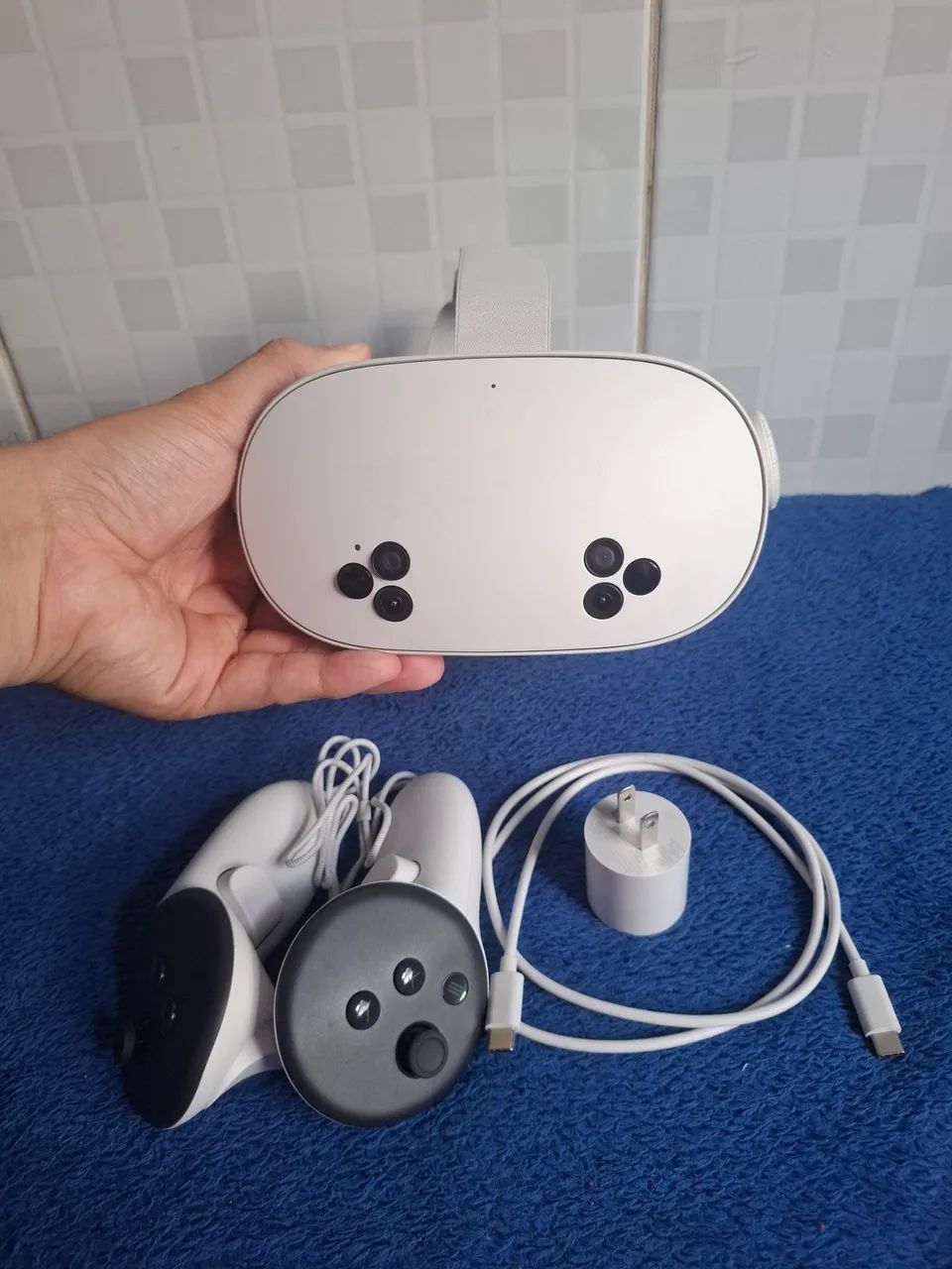 Meta quest 3s - óculos vr - 128gb - NOVO - Consoles de Vídeo Game