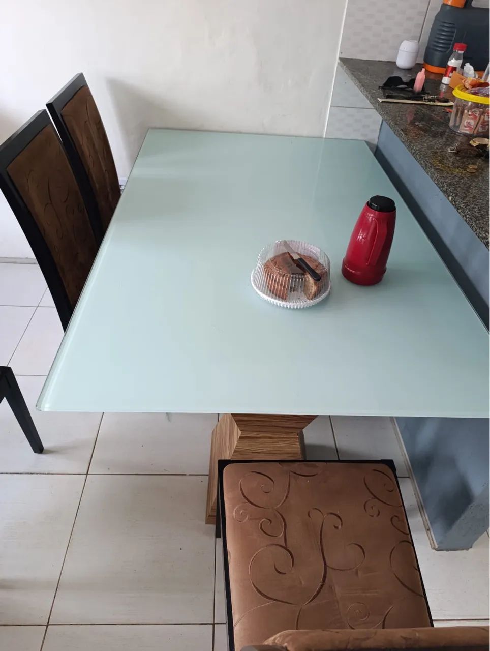 Mesa 6 lugares de vidro - Foto 3