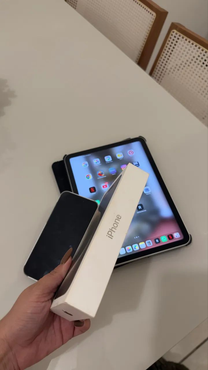 iPhone 15 pro Max 256gb cor titanium natural - Foto 3