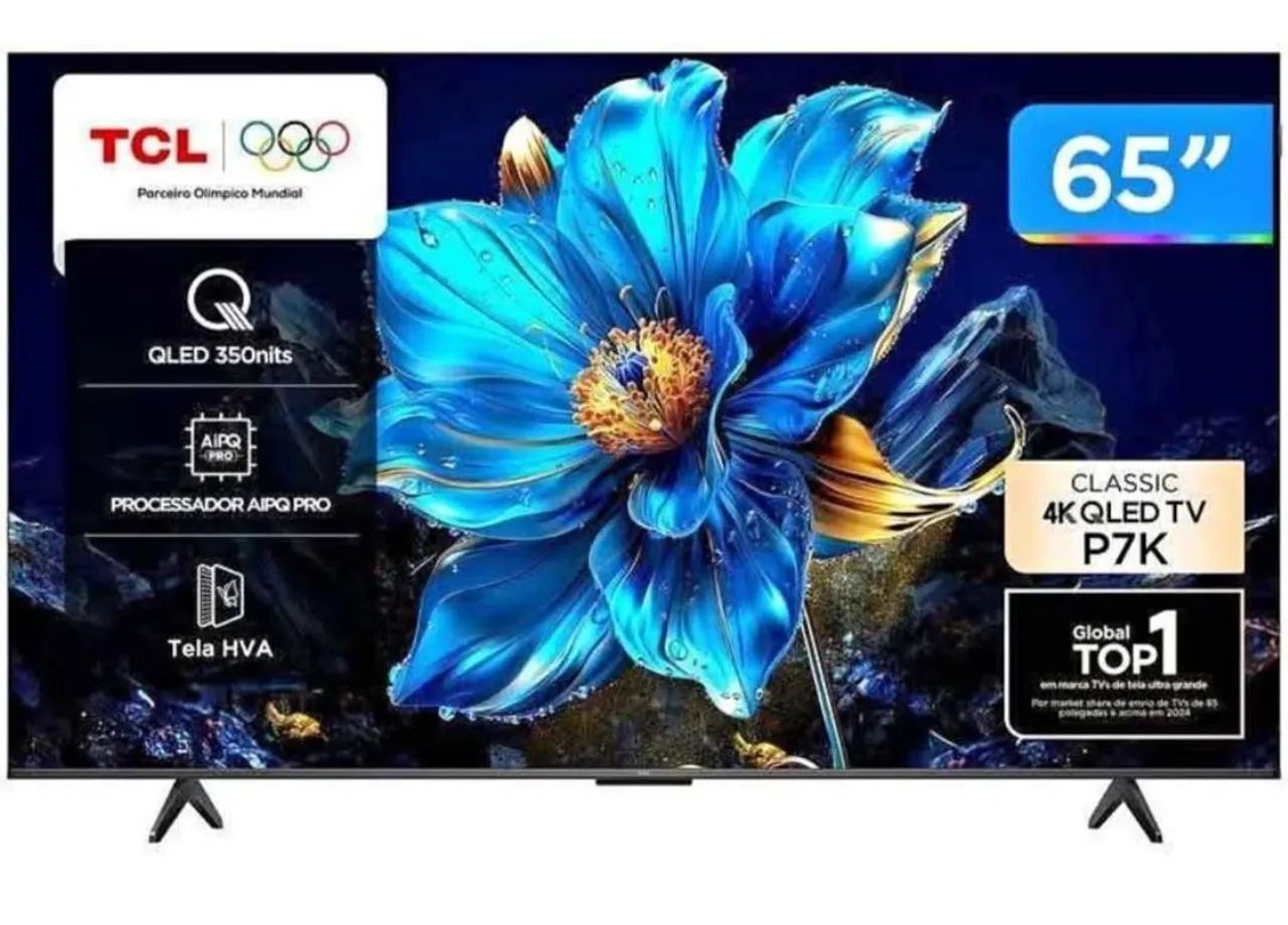 TV TCL 65 POLEGADAS QLED 2.900 .ZAP *62 NOTA FISCAL E CX